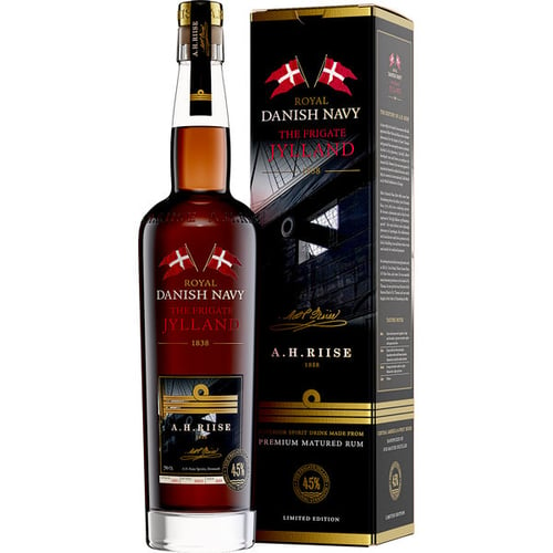 A.H. Riise Rum Danish Navy The Frigate Jylland 45% 0,7l x 6