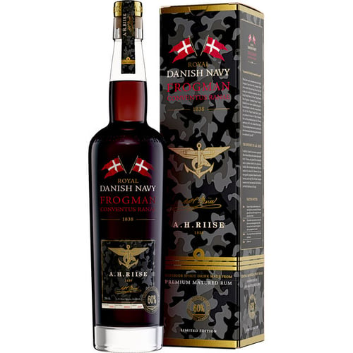 A.H. Riise Rum Danish Navy Frogman Conventus Ranae 60% 0,7l x 6