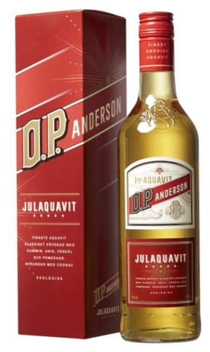 O.P. Anderson Juleaquavit Økologisk 40% 0,7l x 6