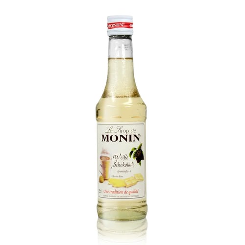 Monin Weiss Schoko Sirup 0,25l x 6