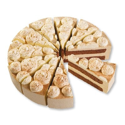 Cappuccino Layer Cake Cut into 12 portions. 1200G