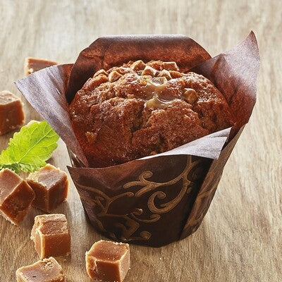 Salty Caramel Muffin 24x100G. 2400G in Box 24 pcs. per box.