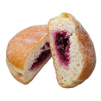 Berliner with raspberries and sugar 48x72G 3456G 48 pcs. per box.