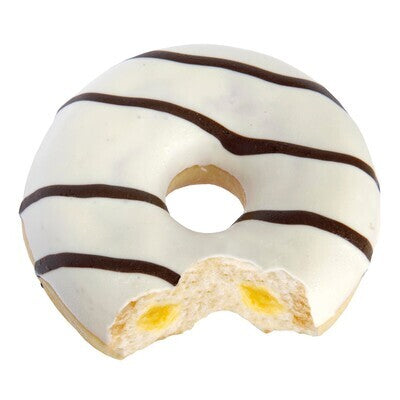 Donut w/vanilla cream 48x70G 3360G 48 pcs. per box.