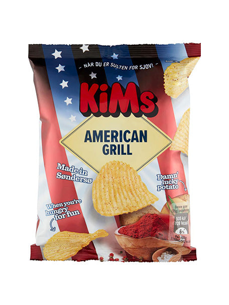 Kims American Grill Chips  20x170g