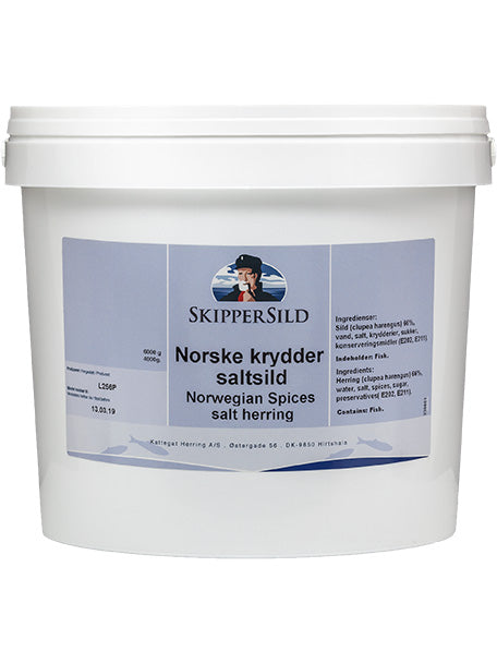 Skipper Herring, Salted herring Seasoning in fillets 6000G