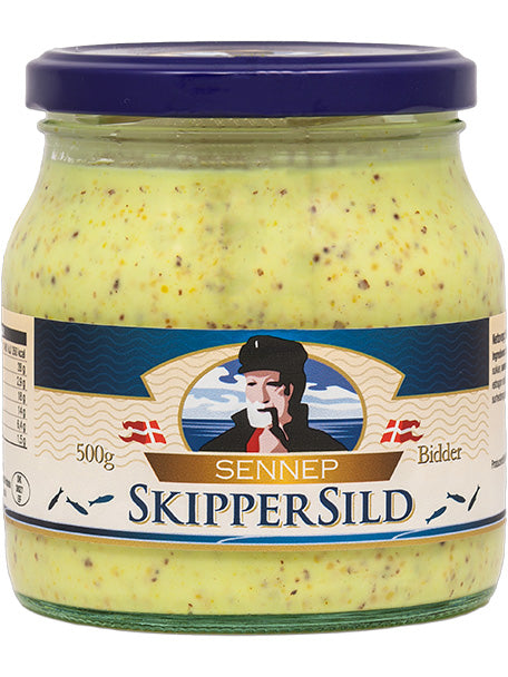 Skipper Herring, Mustard in portions 500G