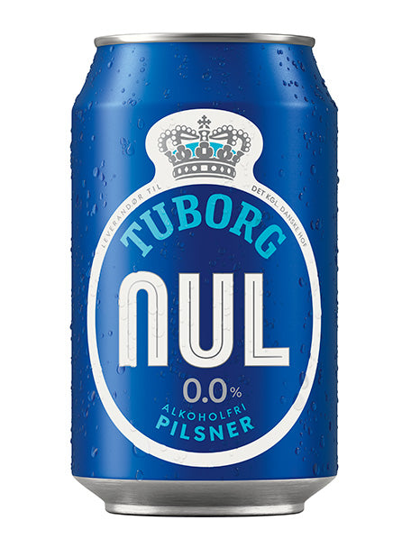 Tuborg 0.0 pilsner in can 24x0,33l