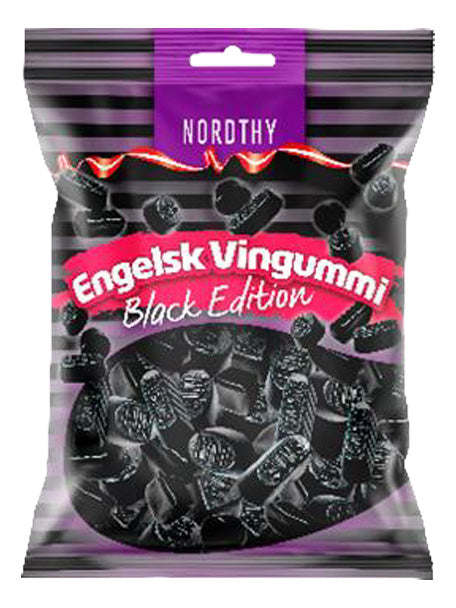 Engelsk Vingummi – Black Edition 12 X 350G