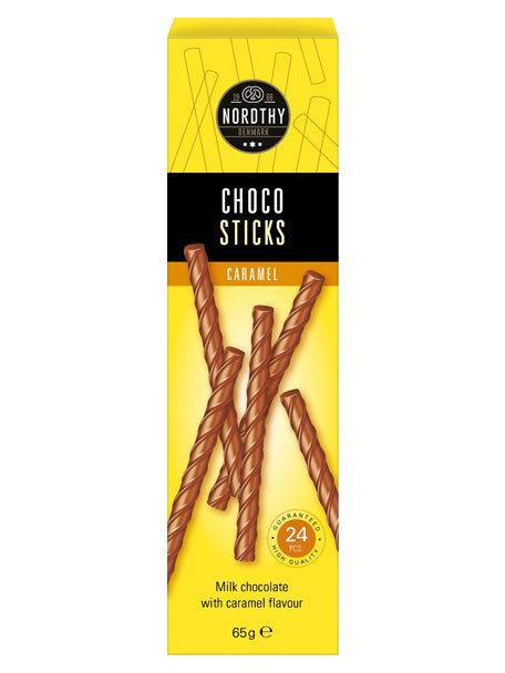 Choco Sticks Caramel 24 x 65G