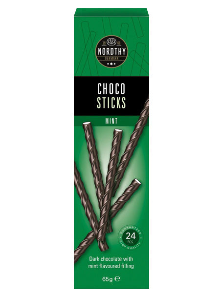 Choco Sticks Mint 24 x 65G