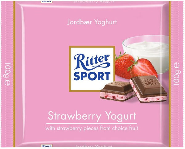 Ritter Sport Strawberry Yoghurt 12x100g.