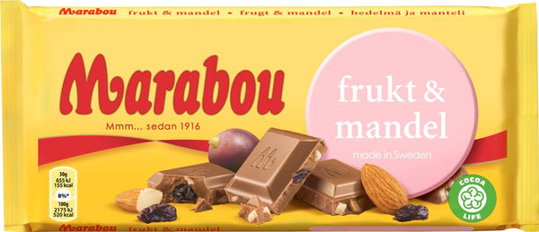 Marabou Frukt & Mandel 16x200g