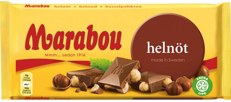 Marabou Helnöt 15x200g.