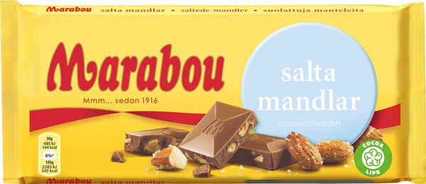 Marabou Salta Mandlar 18x200g