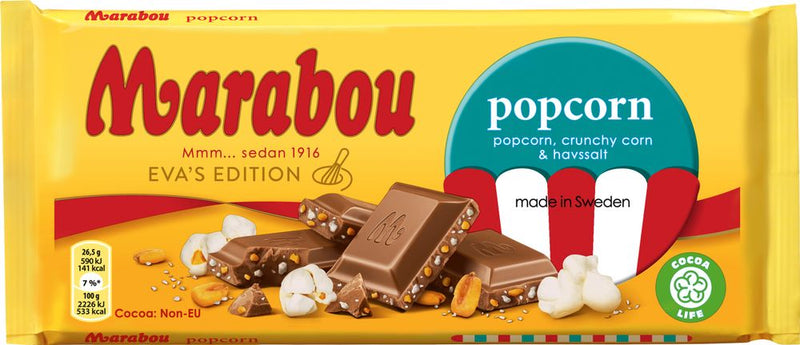 Marabou Popcorn 185g x17