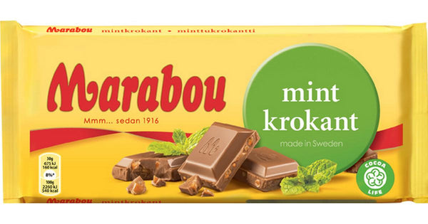 Marabou Mint Krokant 16x200g.