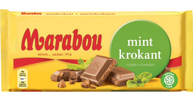 Marabou Mint Krokant 16x200g.