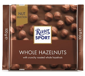 Ritter Sport Whole Hazelnuts 10x100g.