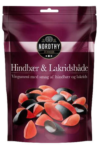 Hindbær / Lakridsbåde 30 x 145G