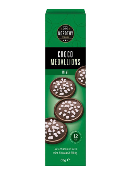 Choco Medallions Mint 24 x 60G