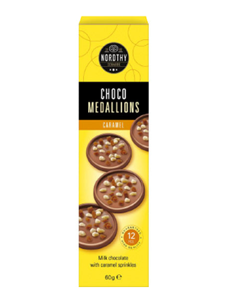 Choco Medallions Caramel 24 x 60G